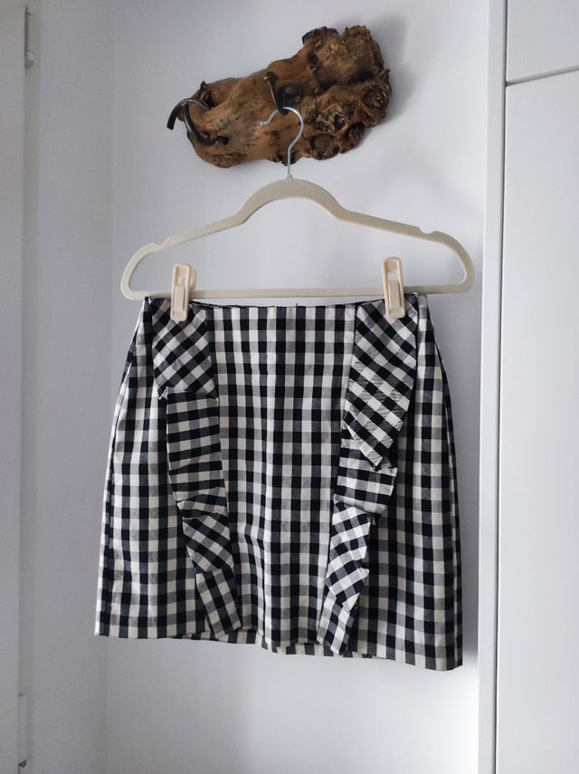 Falda cuadros vichy