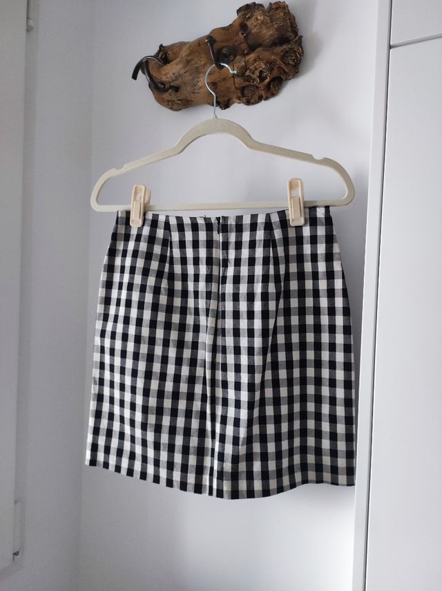Falda cuadros vichy