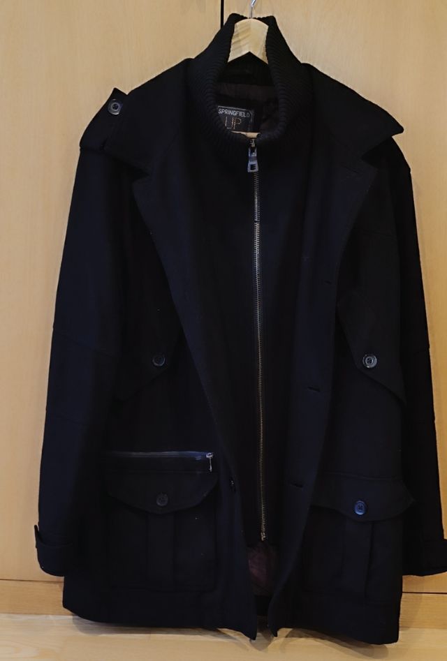Abrigo largo de paño XL de Springfield