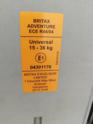 Silla coche Britax Romer