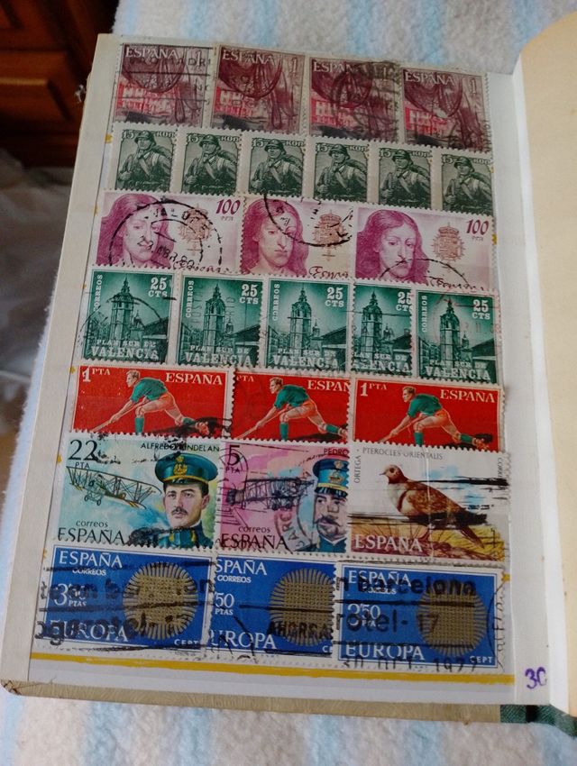 Album de sellos de España