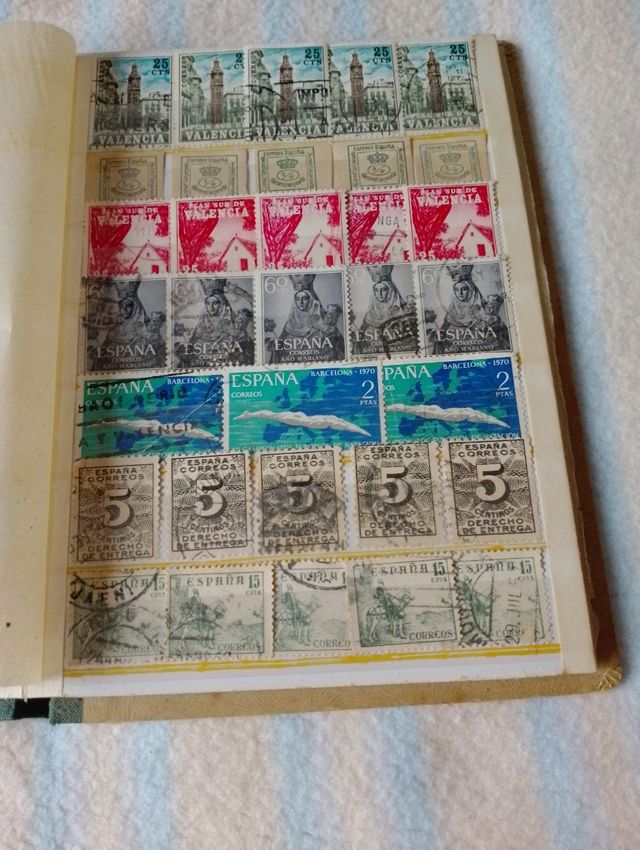 Album de sellos de España