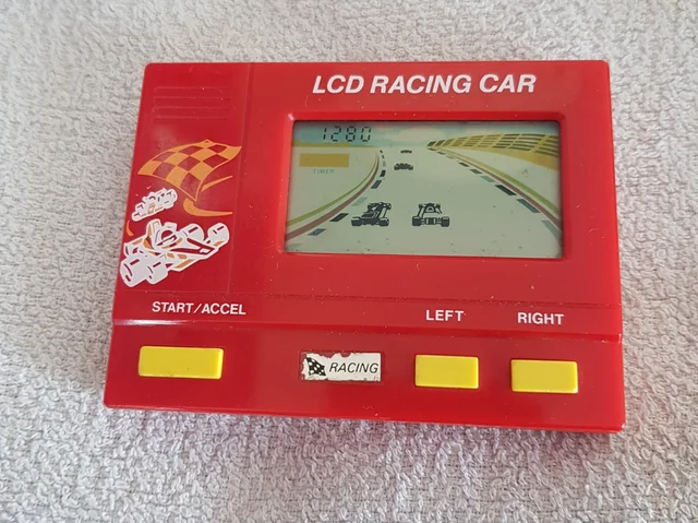 Consola LCD Racing car años 80