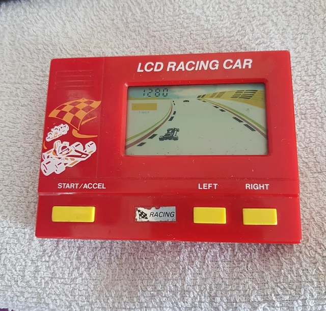 Consola LCD Racing car años 80