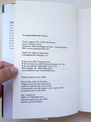 La semana laboral de 4 horas