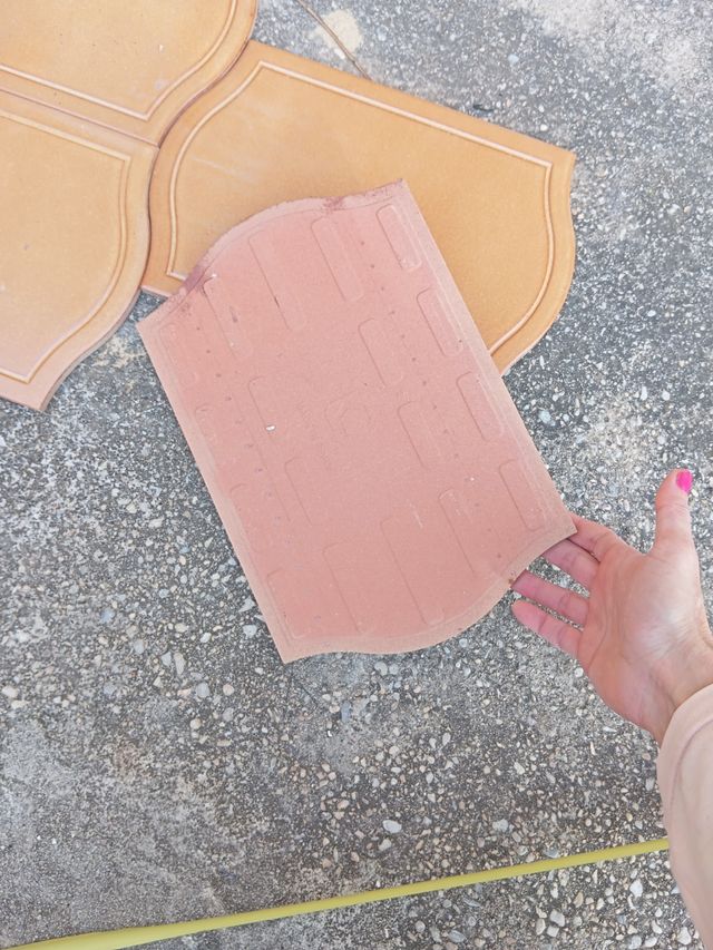 Suelo vintage marrón