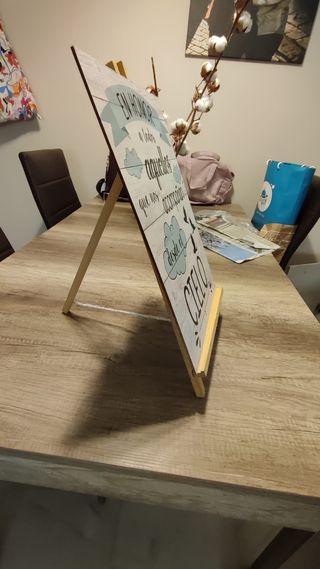 Cartel recuerdo en memoria. Boda