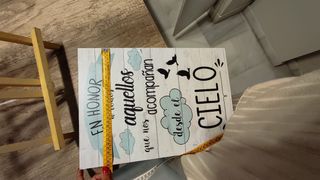 Cartel recuerdo en memoria. Boda