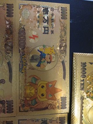 Banconote Pokemon 6 pezzi 