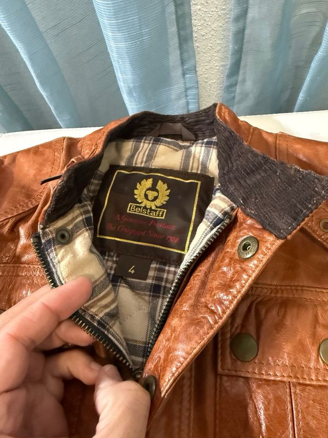 Chaqueta Belstaff cuero talla 4