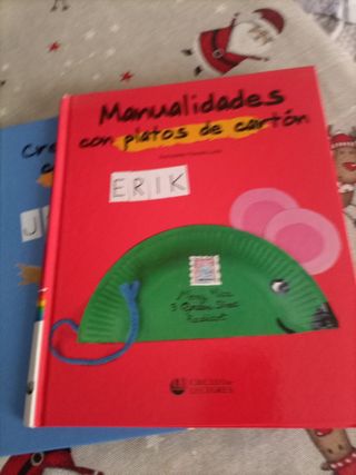 Lote de 6 libros, manualidades para niños