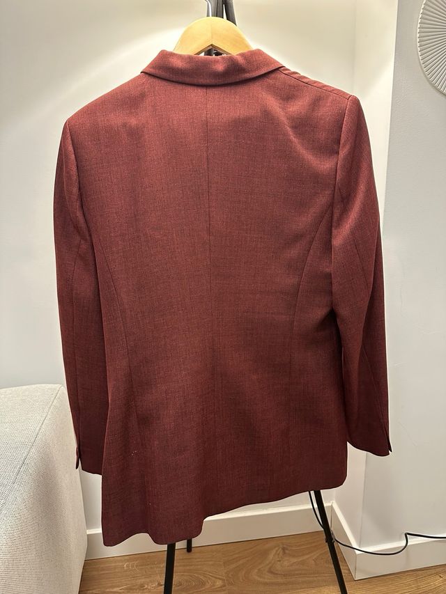 Set completo pantalone bordeaux