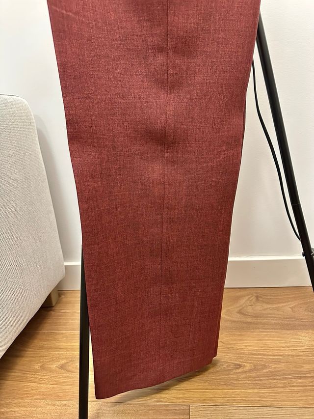 Set completo pantalone bordeaux