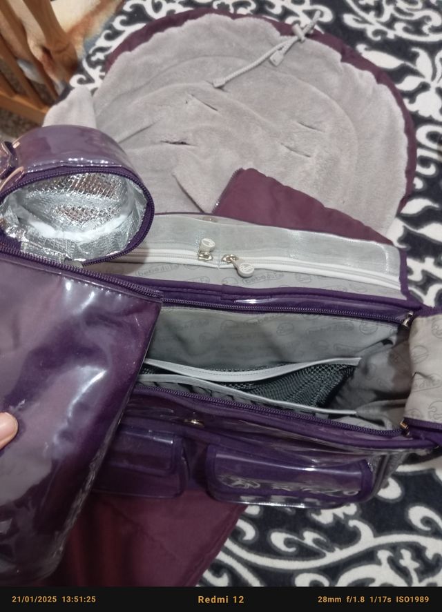 Bolso y saco para carrito bebe