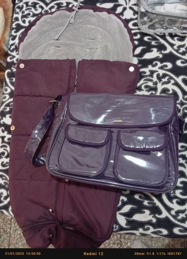 Bolso y saco para carrito bebe