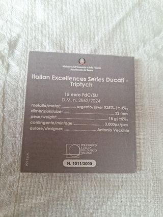 Monete Ducati Trittico