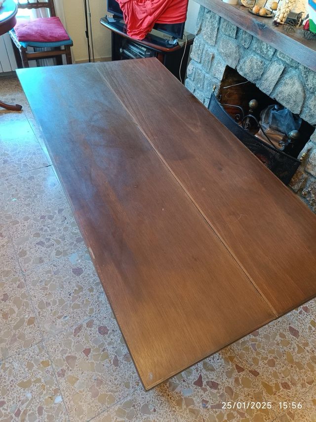 Mesa extensible madera maciza