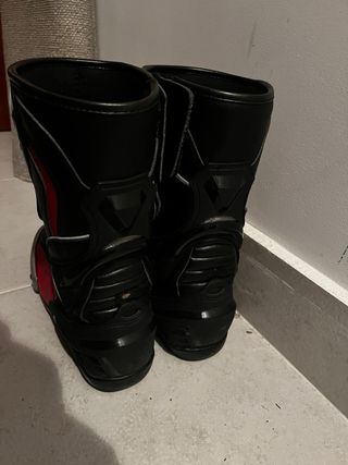Traje de moto 2 piezas y botas 