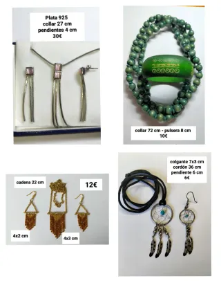 COLLAR Y CONJUNTO ( varias fotos )