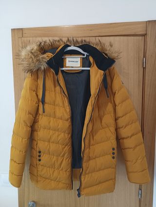 Cazadora plumas hombre 