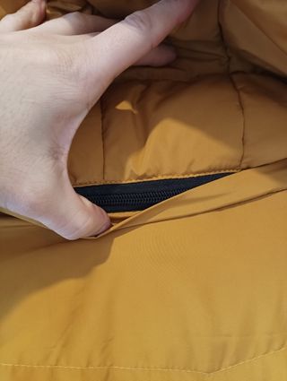 Cazadora plumas hombre