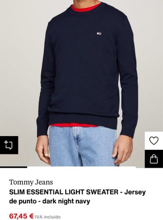 Tommy Jeans Jersey Sweater perfecto para regalo