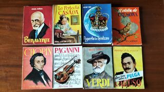 Lote 8 libros vintage pulga