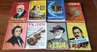Lote 8 libros vintage pulga