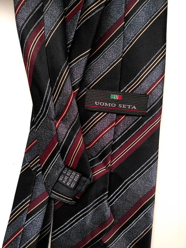 Corbata de seda vintage