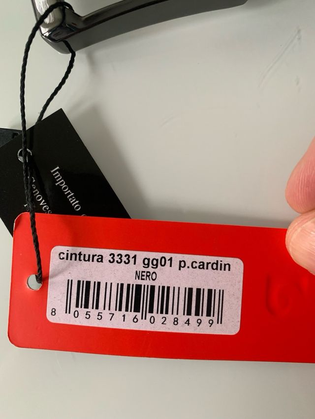 Cinturón negro vestir