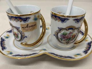 Juego de tazas porcelana