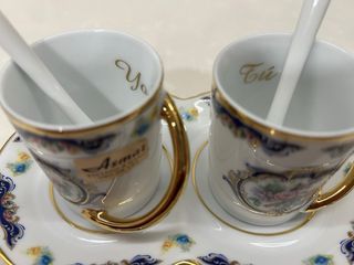 Juego de tazas porcelana