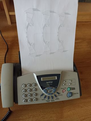 Fax termocopiadora tattoo