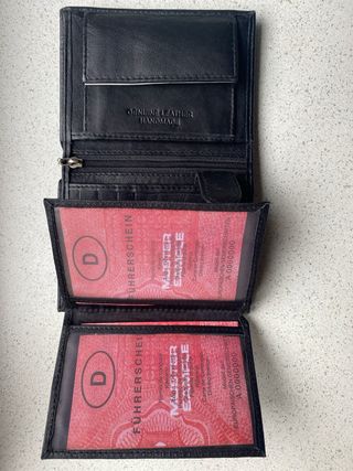 Cartera monedero hombre