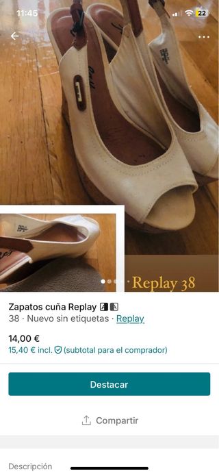 Zapatos liquidación 37/38