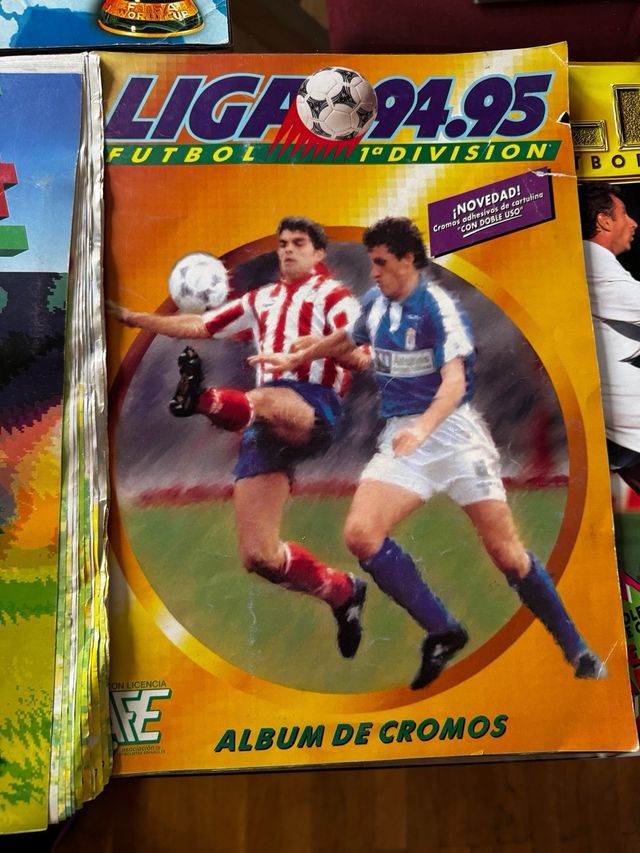 Albumes de cromos de los 90
