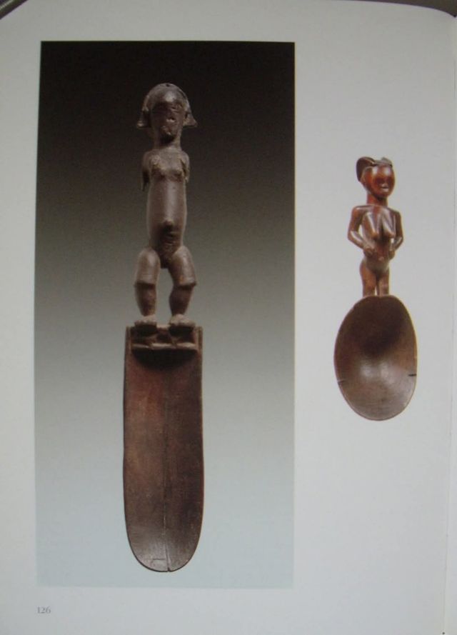 CUCHARAS ESCULTURAS  ARTE AFRICANO