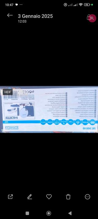 Completo satellitare Schwaiger in valigetta