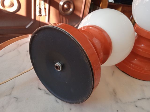 Pareja de lámparas vintage