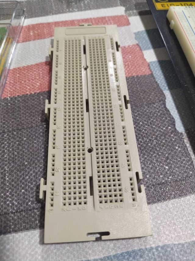 Placas de prueba sin soldadura y componente