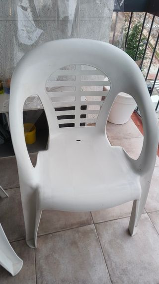 Sillas de plástico