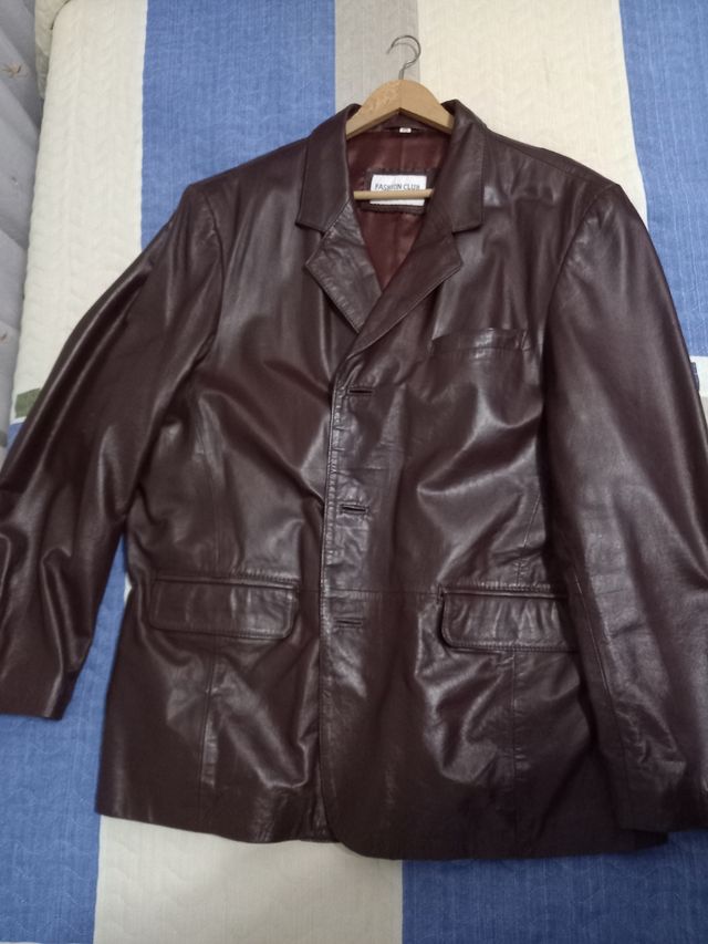 Chaqueta piel hombre