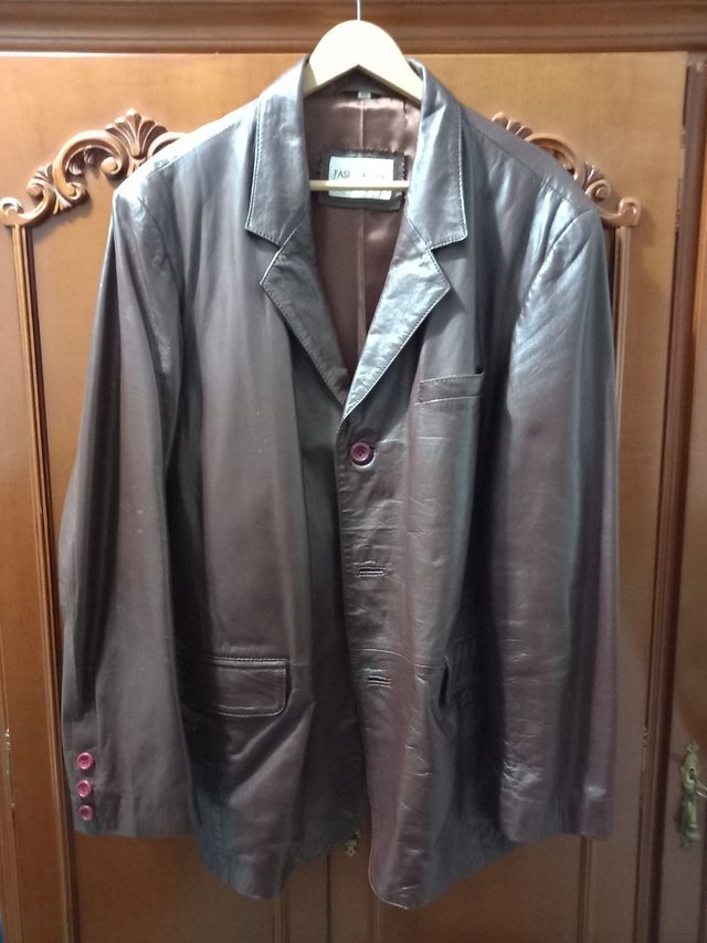 Chaqueta piel hombre