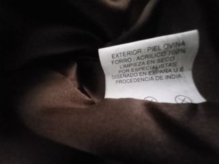 Chaqueta piel hombre