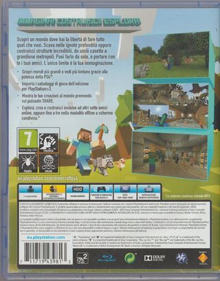 Gioco PS4 Minecraft 7 Mojang in Italiano multilign