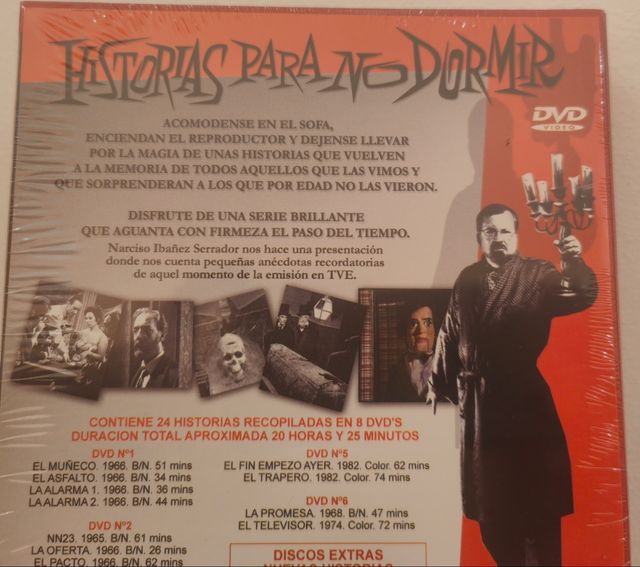 Pack HISTORIAS PARA NO DORMIR DVD'S NUEVA