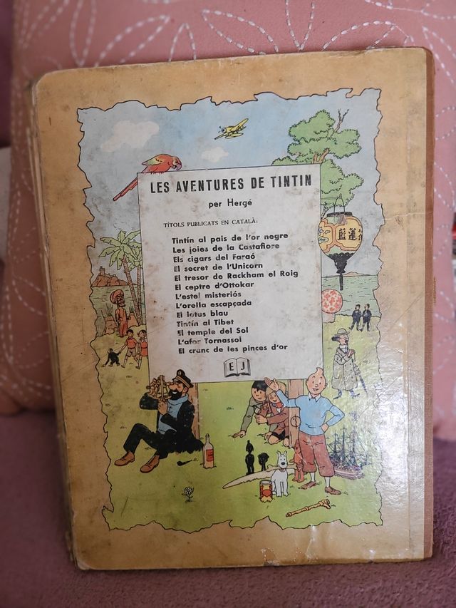 Tintín L’Illa Negra 1966 primera edició català Juv