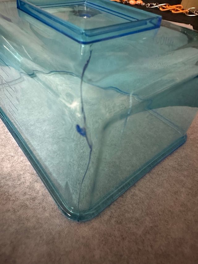 Mini balança em azul transpare