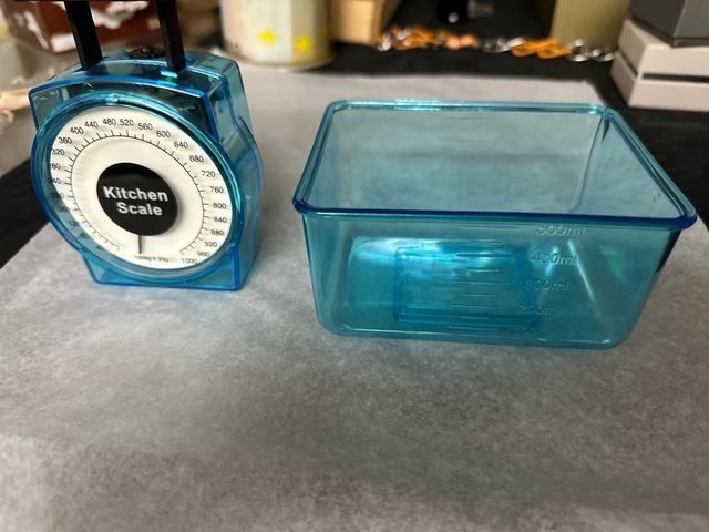 Mini balança em azul transpare