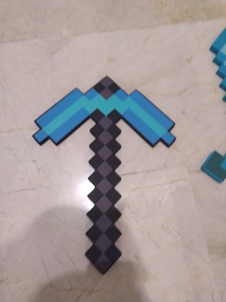 Herramientas de Minecraft goma espuma